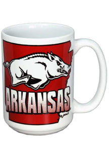 Arkansas Razorbacks 15oz Map Mug