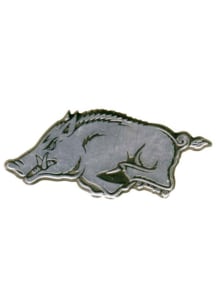 Arkansas Razorbacks Metal Car Emblem - Red