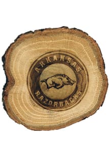 Arkansas Razorbacks Wood Slice Magnet