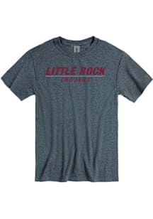 U of A at Little Rock Trojans Charcoal Rally Loud Short Sleeve T Shirt