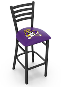 East Carolina Pirates Stationary Pub Stool - Black