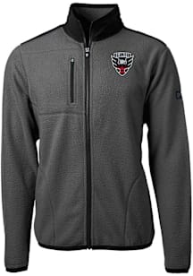 Cutter and Buck DC United Mens Graphite Cascade Sherpa Light Weight Jacket