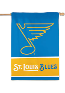 St Louis Blues 2 Sided Banner - Blue