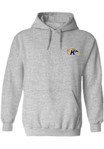 Vive La Fete Kent State Golden Flashes Womens Ash Impressions Hooded Sweatshirt