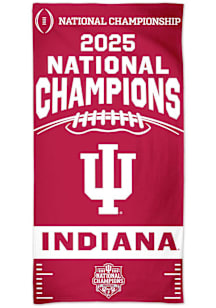 Indiana Hoosiers 2025 National Champs 30x60 Beach Towel