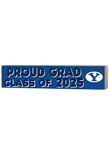 KH Sports Fan BYU Cougars Class of 2025 graduation graphic Sign - Blue