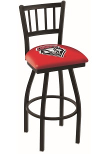 New Mexico Lobos Swivel Counter Pub Stool - Black