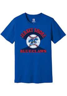 Summit Sportswear Jersey Shore BlueClaws Blue Soft Arch Short Sleeve T Shirt