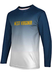 ProSphere West Virginia Mountaineers Navy Blue Zoom Long Sleeve T Shirt