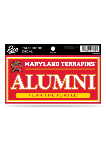 Red Maryland Terrapins True Pride Alumni Decal