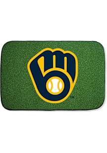 Milwaukee Brewers 26x38 Alternate Starter Authentic Sports Turf Door Mat