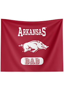 Arkansas Razorbacks Dad 34x40 Tapestry Blanket