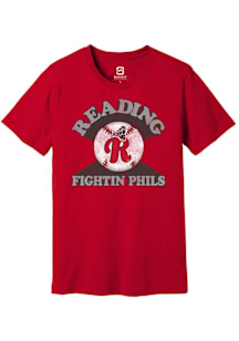 Summit Sportswear Reading Fightin Phils Red Soft Arch Short Sleeve T Shirt