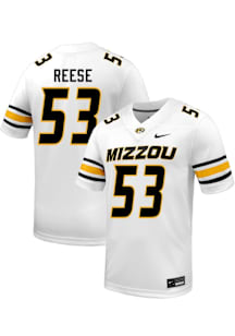 Tommy Reese  Nike Missouri Tigers White Football NIL Name And Number Football Jersey