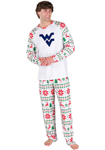 Concepts Sport West Virginia Mountaineers Mens White Holiday Tidings Sleep Pants