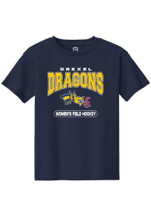 Youth Drexel Dragons Navy Blue Summit Sportswear Field Hockey Short Sleeve T-Shirt