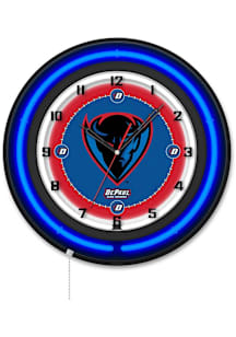 DePaul Blue Demons 19in Neon Wall Clock