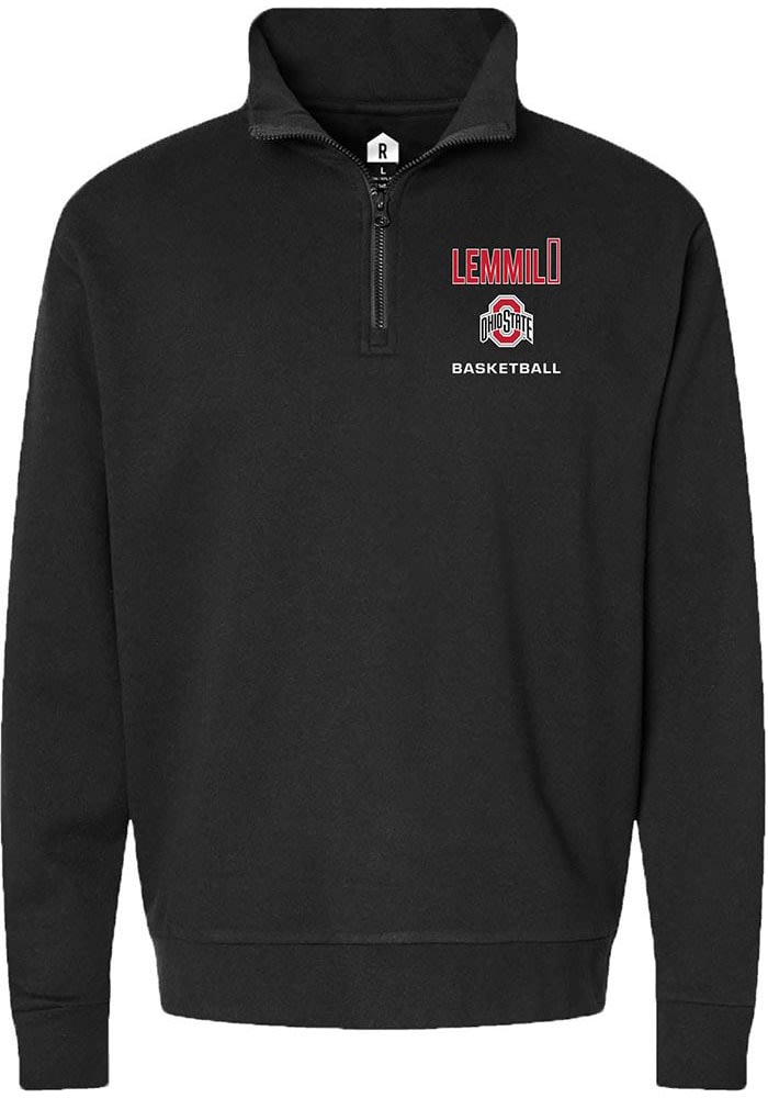 Elsa Lemmilä Ohio State Buckeyes Mens NIL Embroidered Pullover BLACK