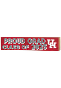 KH Sports Fan Houston Cougars Class of 2025 graduation graphic Sign - Red