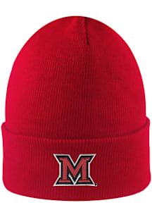 LogoFit Miami RedHawks Red South Pole Mens Knit Hat