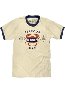 Maryland Oatmeal Old Bay Crab Short Sleeve Fashion T Shirt