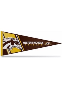 Brown Western Michigan Broncos Bright Light 12x30 Pennant