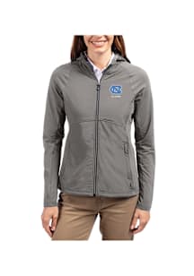 Cutter and Buck North Carolina Tar Heels Womens Graphite Alumni Adapt Eco Light Weight Jacket