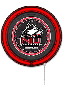 Northern Illinois Huskies Double Neon Wall Clock