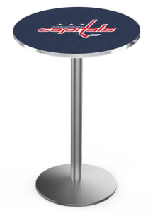 Washington Capitals Stainless Round Base Pub Table