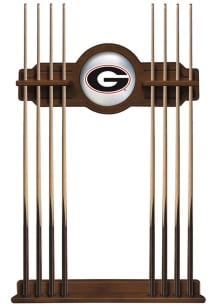 Georgia Bulldogs Solid Wood Cue Rack Pool Cue