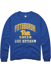 Lexi Hutskow Rally Mens Blue Pitt Panthers NIL Arch Logo Player Crew