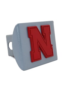 Nebraska Cornhuskers Team Color Logo Metal Car Accessory Hitch Cover