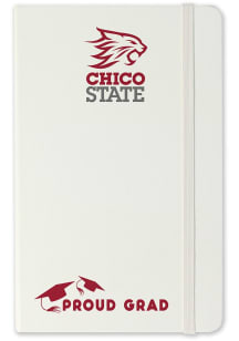 CSU Chico Wildcats Proud Grad team logo Notebook and Folder - White