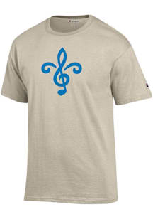Champion St Louis Blues Oatmeal Fleur-de-lis Alt Logo Short Sleeve T Shirt