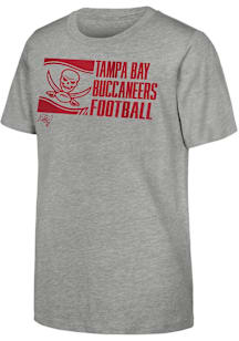 Tampa Bay Buccaneers Youth Grey Post Game Short Sleeve T-Shirt