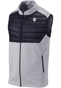 Columbia Indiana Hoosiers Mens Grey Heat Seal In The Element Sleeveless Jacket