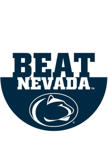 Navy Blue Penn State Nittany Lions BEAT Nevada 3&quot; Button