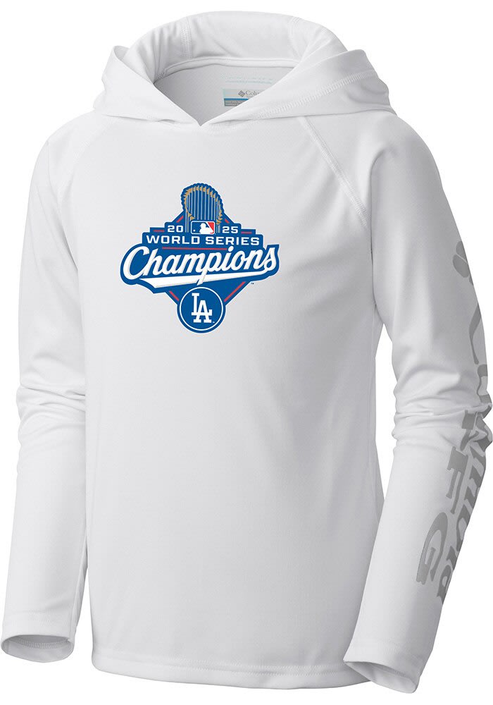 Los Angeles Dodgers Columbia Youth White 2025 World Series