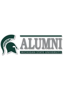 Green Michigan State Spartans 6x2 Alumni Decal