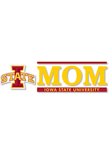 Iowa State Cyclones 6x2 Mom Auto Decal - Cardinal