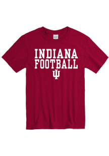 Indiana Hoosiers Crimson Football Short Sleeve T Shirt