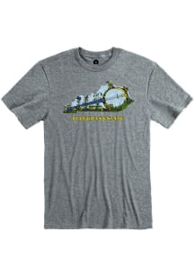 Kentucky Grey State Outline Short Sleeve Fashion T Shirt