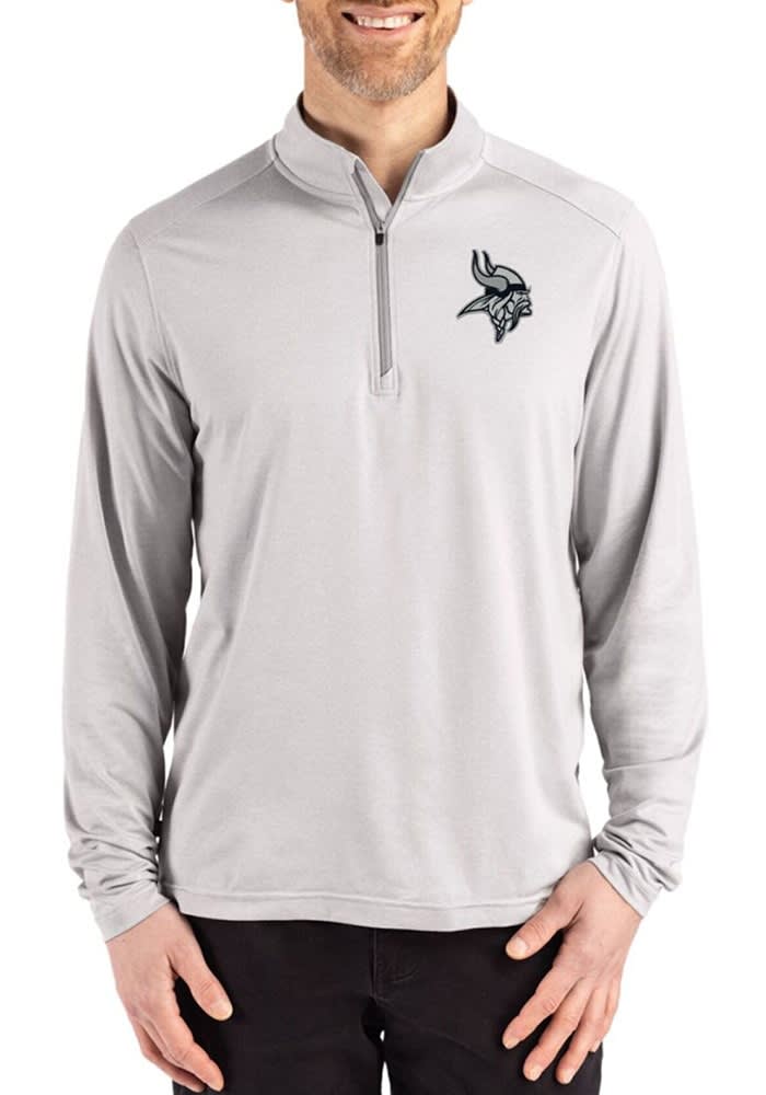Cutter and Buck Minnesota Vikings Mens LIGHTGREY Mono Coastline