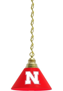 Gold Nebraska Cornhuskers Single Billiard Lamp