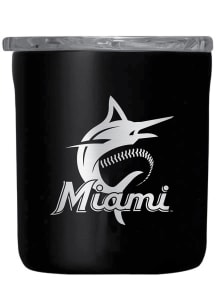 Miami Marlins Corkcicle Buzz Stainless Steel Tumbler - Black