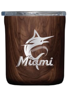 Miami Marlins Corkcicle Buzz Stainless Steel Tumbler - Brown