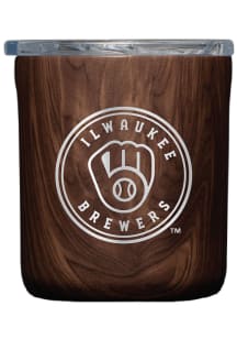 Milwaukee Brewers Corkcicle Buzz Stainless Steel Tumbler - Brown