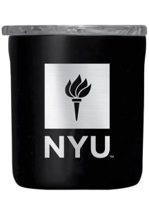 NYU Violets Corkcicle Buzz Stainless Steel Tumbler - Black