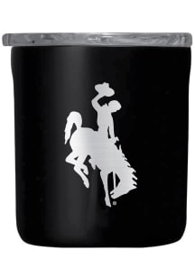 Wyoming Cowboys Corkcicle Buzz Stainless Steel Tumbler - Black