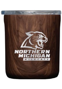 Northern Michigan Wildcats Corkcicle Buzz Stainless Steel Tumbler - Brown